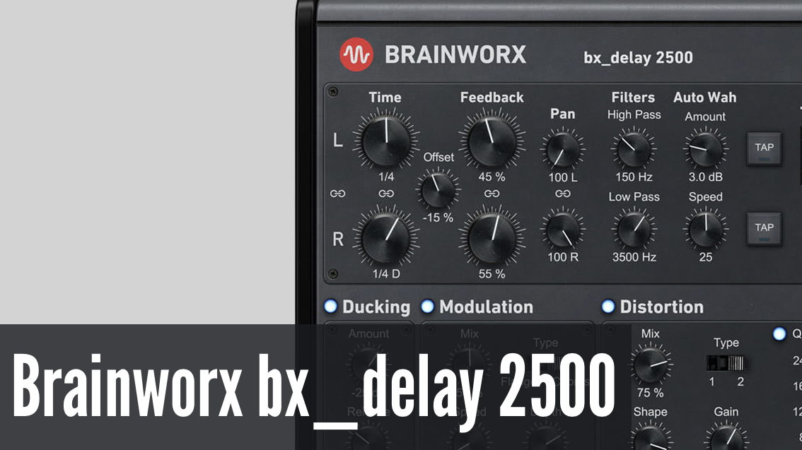 Plugin Alliance Brainworx bx_delay 2500